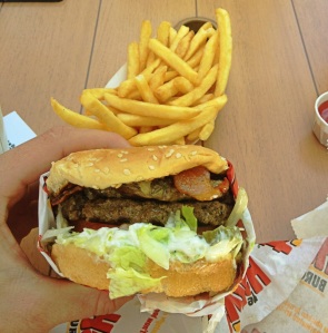 Double Char Bacon Burger 